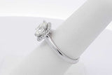 1.25ctw Diamond Ring In 18k White Gold 4.2 Grams Size 6.5 Eb0126orxzsa
