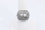 1.82ctw Diamond Ring In Platinum 10.7 Grams Size 6.75 Eb0225rrxsa