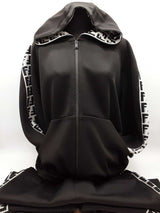 Fendi Black White Logo On Side Track Suit Set Size It Xxl Do0425pxzde