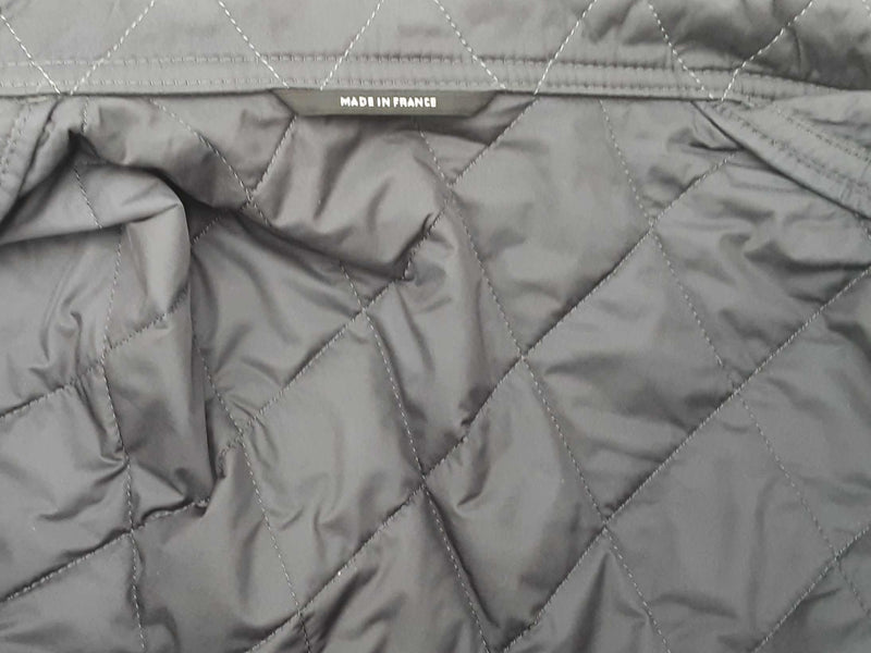 Hermes Quilted Jacket Gray Aa0525lpxzsa