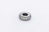 Pandora 925 Sterling Silver Clear Sparkle Spacer Charm 1 Gram Eb0225wsa