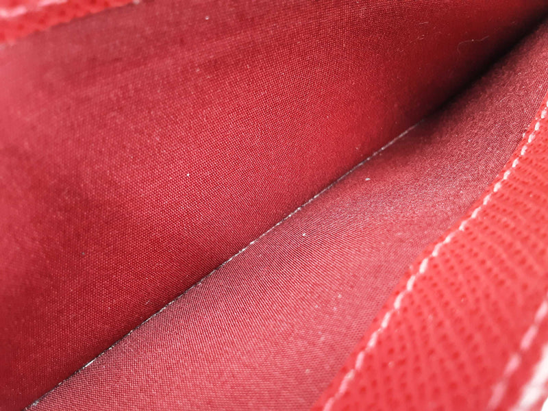 Salvatore Ferragamo Gancini Red Leather Continental Wallet Do0925lrxde