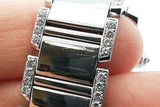 Cartier Tank Francaise 18k White Gold 20mm Diamond Bezel Watch 89.3g Eb825lwxxzde