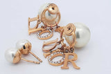 Christian Dior Tribales Faux Pearl Stud Earrings 10.3 Grams Eb0825pxzdu