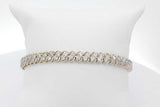 4.32cttw Diamond Bracelet In 10k Yellow Gold 11 Grams 7.5 Inch Eb1026lwrxsa