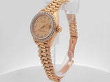 18k Yellow Gold Rolex Lady Datejust 26mm Watch Aa0226crzxsa