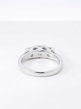 0.88 Cttw Diamond & 14k White Gold Engagement Ring 4.1g Size 5.75 Fw0326rrzdu