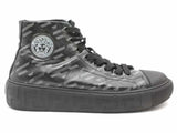 Versace La Greca High Top Sneakers Black Size 10 Aa1026lrzsa