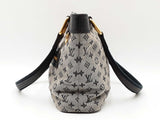 Louis Vuitton Mini Lin Lucille Pm Navy & Gray Monogram Canvas Tote Fw0926orxdu