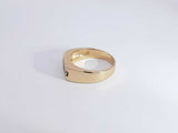0.28 Cttw Diamond 14k Yellow Gold Ring 6.1 Grams Size 7 Aa1025oirsa