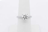 1.29cttw Lab Grown Diamond Ring In 14k White Gold 3.8 Grams Size 6 Eb0326wrxsa