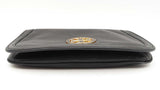 Tory Burch Black Leather Amanda Logo Clutch Sd0425rzdu