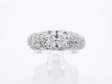 2.13 Cttw Diamond & 14k Gold Cluster Ring 5.7 Grams Size 7.25 Fw0925lprxdu