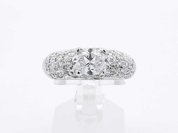 2.13 Cttw Diamond & 14k Gold Cluster Ring 5.7 Grams Size 7.25 Fw0925lprxdu