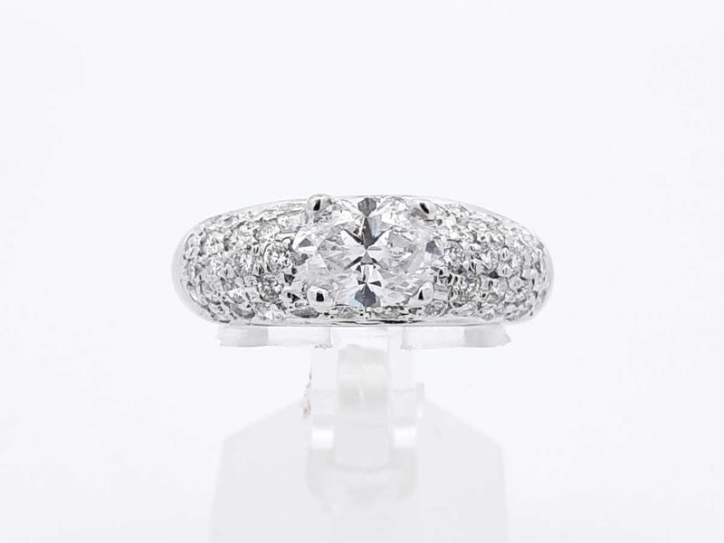 2.13 Cttw Diamond & 14k Gold Cluster Ring 5.7 Grams Size 7.25 Fw0925lprxdu