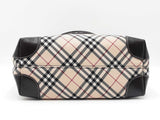 Burberry Blue Label Tote Bag In Nova Check Canvas & Brown Leather Fw0326orzdu