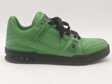 Louis Vuitton Trainer Green Shoes Size 9 Aa0126pzxsa