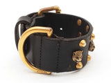 Gucci Feline Head Studded Leather Bracelet Sd0226ozxde