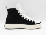 Amiri M.a. Court High Top Sneakers In Black & White Canvas Size 13 Fw0126lixdu