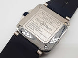 Bell & Ross 42mm Diver Blue Dial Rubber Band Steel Automatic Watch Do0825rxzde