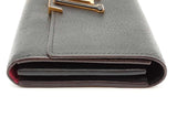 Louis Vuitton Capucines Black Leather Wallet Eb0825lxzde