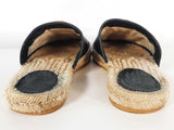 Gucci Gg Marmont Quilted Black Leather Espadrille Mules Size 11 Sd0925lrxde