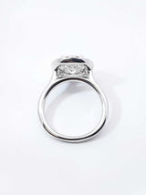 4.47 Cttw Lab Created Diamond & 18k Gold Engagement Ring & Cert 6 Grams Size 7 Fw0526rxzxdu