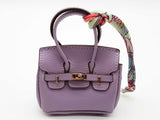Purple Mini Bag Charm Do0826ide