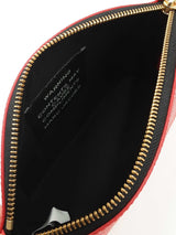 Marc Jacobs The Beauty Bag Wristlet In True Red Pebbled Leather Fw0826wzdu