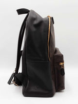 Coach Large Charlie Backpack In Signature Coated Canvas & Black Leather Fw0326cxdu