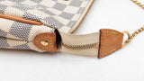 Louis Vuitton Eva Convertible Clutch In Damier Azur Coated Canvas Fw1125wordu