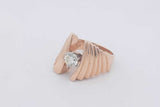 0.60ctw Diamond Ring In 14k Yellow Gold 9.1 Grams Size 5.75 Eb0725ezxsa