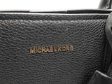 Michael Kors Scarlett Black Pebbled Leather East West Satchel Bag Do0626lxzde