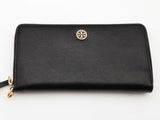 Tory Burch Saffiano Leather Wallet Black Aa0826izsa