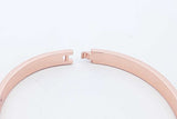 Michael Kors Rose Gold Tone Logo Lock Bangle Bracelet 18.1 Grams Eb0125wxsa