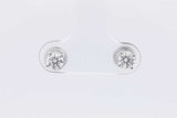 Tiffany & Co. Diamond Stud Screwback Earrings In Platinum 1.8 Grams Eb0426rxzsa