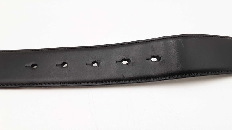 Versace Medusa Gold-tone Buckle With Black Leather Belt Size 90|36 Fw0825crdu