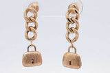 18k Yellow Gold Drop Stud Earrings 2.5 Grams Eb0826orxsa
