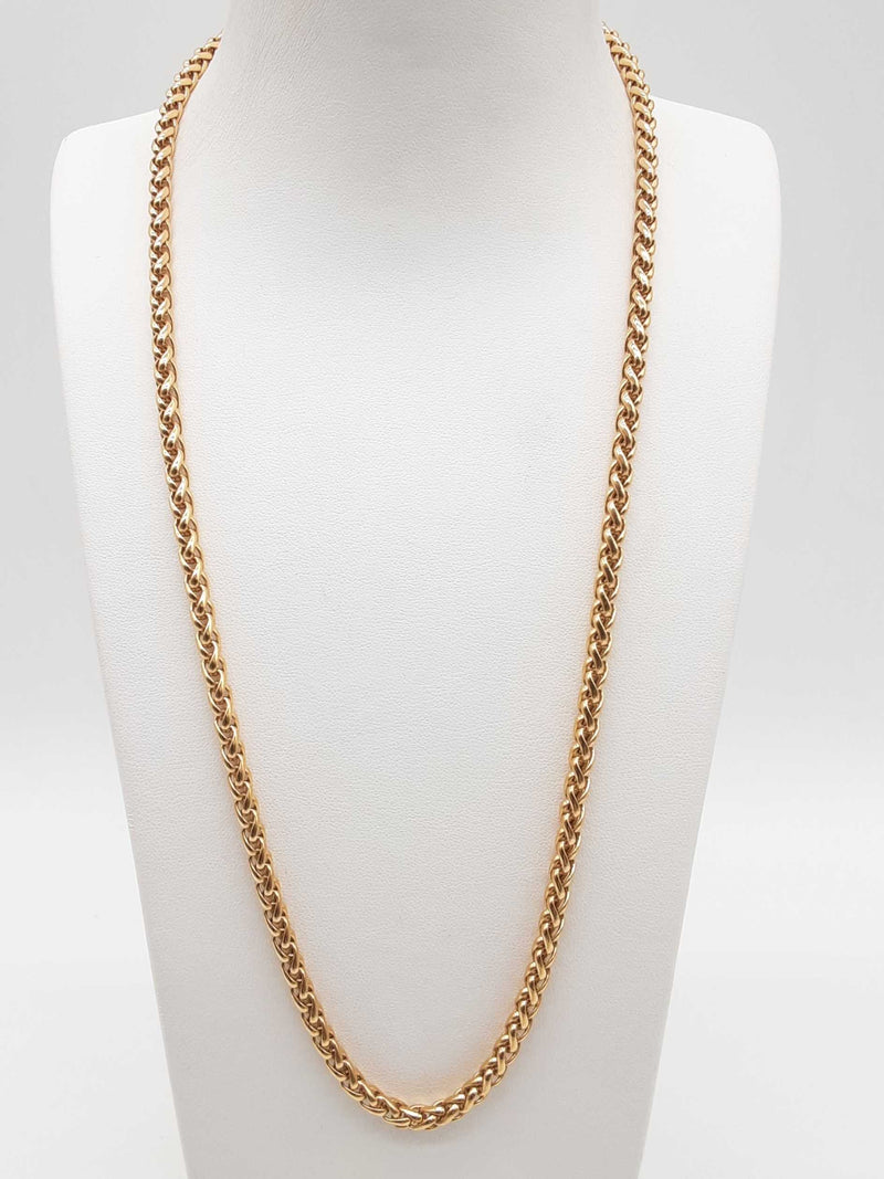 David Yurman 18k Yellow Gold 25.2g Wheat Chain 22 In 25.2 Do0824wwxzde