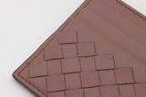 Bottega Venetta Intreciatto Leather Card Case Wallet Eb1026crsa
