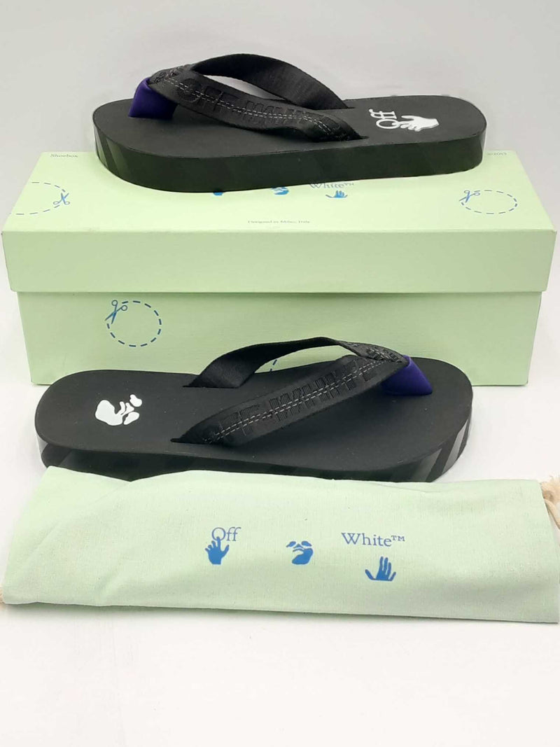 Off White Virgil Abloh Industrial Strap Flip Flops Size 42 Eb1221lexsa