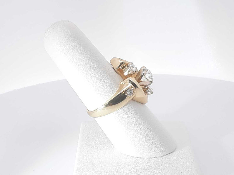 1.3ctw Diamonds 14k Yellow Gold 8.2 Grams Ring Size 6.5 Sd0625lzxzsa