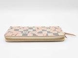 Louis Vuitton Clemence Wallet In Damier Azur Tahitienne Coated Canvas Fw0726lwrdu
