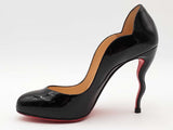 Christian Louboutin Wawy Dolly 100 Patent Black Size 38 Aa0826lorsa