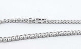 14k White Gold Lab Grown Diamond Tennis Bracelet 8 Inch Ebisedu 144020004843