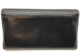 Tiffany & Co. Black Leather Turnlock Wallet On Chain Eb0526lxzde