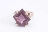 Purple Gemstone Ring In 14k Yellow Gold 12.4 Grams Size 13 Eb0924wrxsa