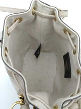 Fendi Mini Mon Tresor Embroidered Canvas Bucket Bag Eb1026cxzsa