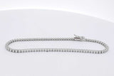 1.76cttw Lab Grown Diamond Tennis Bracelet 14k White Gold 4.9g 7 In Eb0326sxzsa