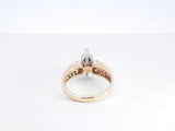 0.73 Cttw Diamond & 14k Yellow Gold Engagement Ring 5 Gram Size 5.75 Fw0426wrxdu